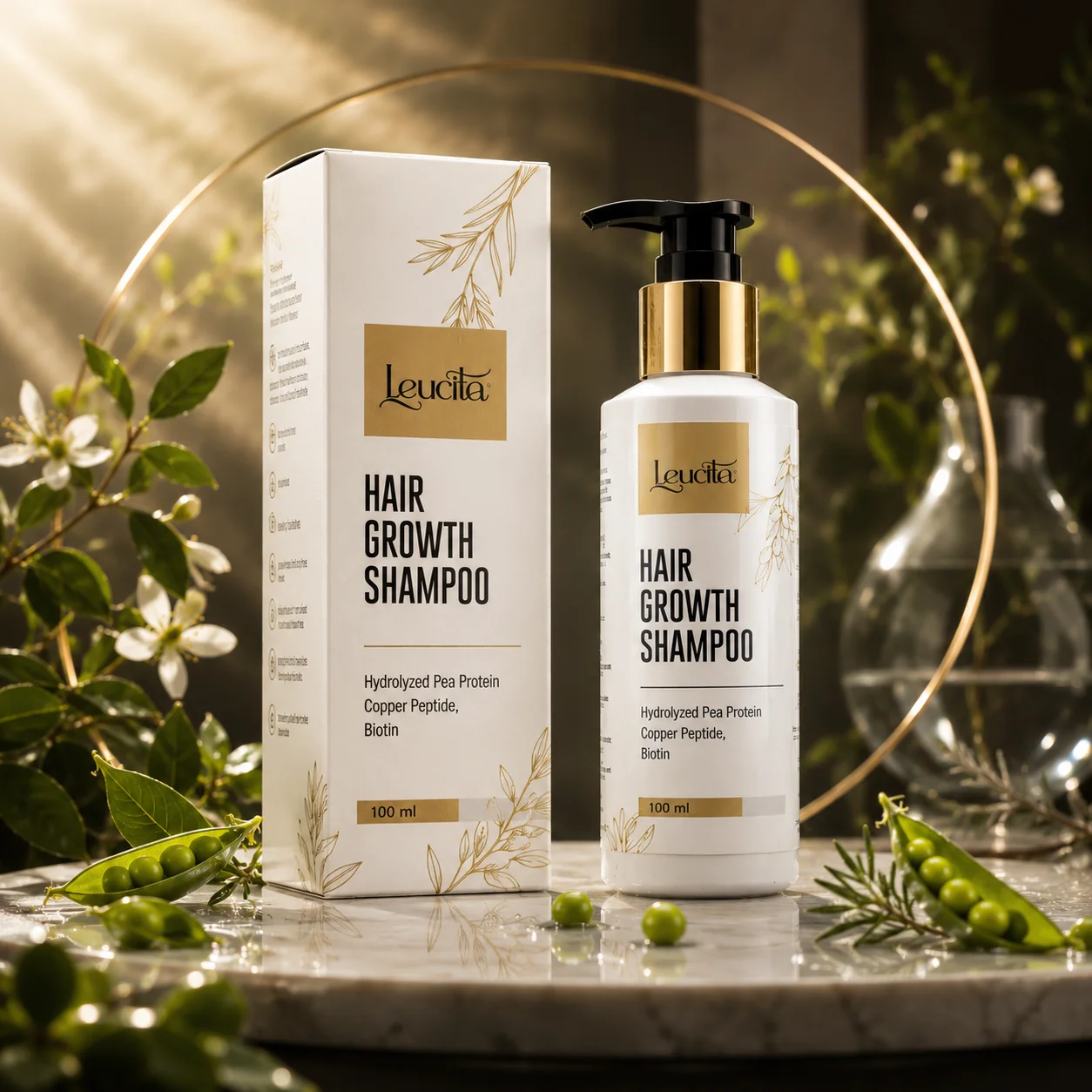 Leucita Hair Growth Shampoo with box